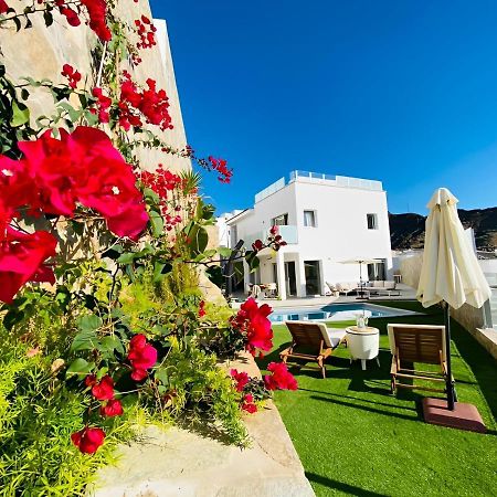 Dream Villa With Heated Pool, Rooftop & Ocean Views Mogán 外观 照片